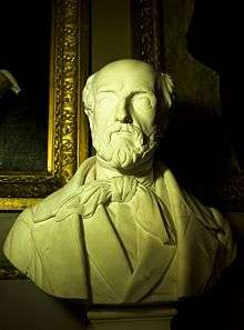 Buste de Louis de Potter (1830) par M. Jacquet (1870), Salle de Lecture du Sénat du Royaume de Belgique