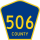 County Route 506 marker