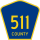 County Route 511 marker