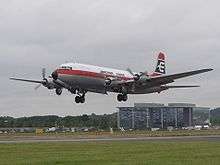 Douglas DC-6A, Farnborough Airshow 2008
