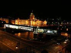 Loopline bridge at night