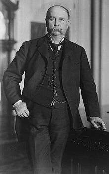 a three-quarter length portrait of Garret Agustus Hobart