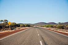 Photograph of single carriageway road