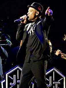 Justin Timberlake performing