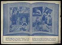 A montage of images from the film, with the title "LIFE'S SHOP WINDOW from the famous novel and play by Victoria Cross". Scenes are captioned "TO-NIGHT OF ALL NIGHTS— STAY HOME WITH ME", "ABOUT TO LEAVE HUSBAND AND CHILD", "STARLIGHT HAS A PLAN", "STARLIGHT WICKED SQUAW", and "WHERE IS MY WIFE". Below the image, "100,000 people saw 'Life's Shop Window' in one day at ten New York theatres. Thousands were turned away. The biggest popular hit of the year. A delicate but truthful visualization of the novel and play that was the talk of two continents. A story of a clandestine marriage that almost resulted in disaster."