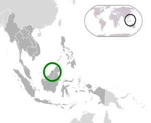 Location of &nbsp;Brunei&nbsp;&nbsp;(green)in ASEAN&nbsp;&nbsp;(dark grey)&nbsp; –&nbsp; [Legend]