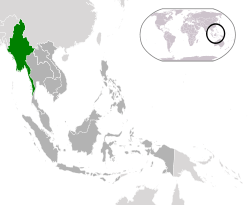 Location of &nbsp;Myanmar&nbsp;&nbsp;(green)in ASEAN&nbsp;&nbsp;(dark grey)&nbsp; –&nbsp; [Legend]