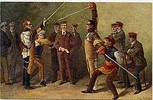 Mensur fencing in Heidelberg, 1900