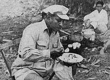 Said on the set of Tengah Malam, 1955