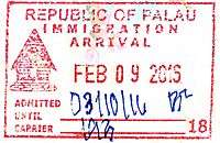 Entry stamp