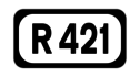 R421 road shield}}