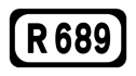 R689 road shield}}