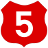 National Road 5 shield}}