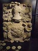 Coat of arms at the permanent exhibition