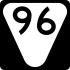 State Route 96 secondary marker