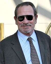 Photo of Tommy Lee Jones at the 2007 Toronto International Film Festival.