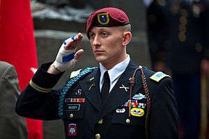 1st Lt. Alexander Woody with the 82nd Airborne Division