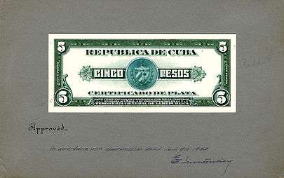 US-BEP-República de Cuba (progress proof) five silver pesos, 1930s (CUB-70-reverse).jpg