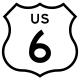 U.S. Highway 6 route marker