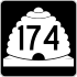 State Route 174 marker