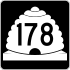 State Route 178 marker