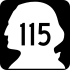 State Route 115 marker